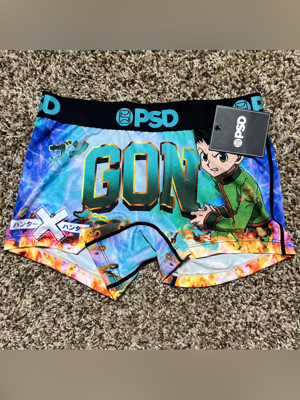 PSD Womens Hunter x Hunter Graphic Boyshort underwear Sz S